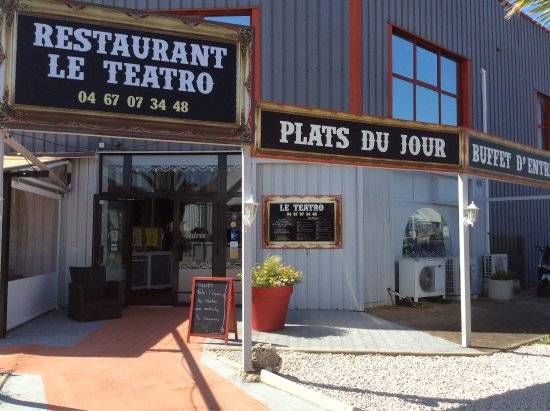 restaurant le Téatro pour repas de groupe d'entreprise et de famille pour mauguio à côté de Montpellier