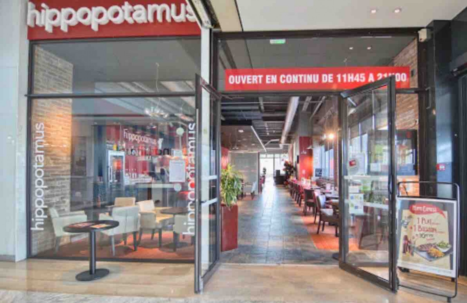 Restaurant pour tout les goûts  Centre commercial Marseille grand littoral  Hyppopotamus