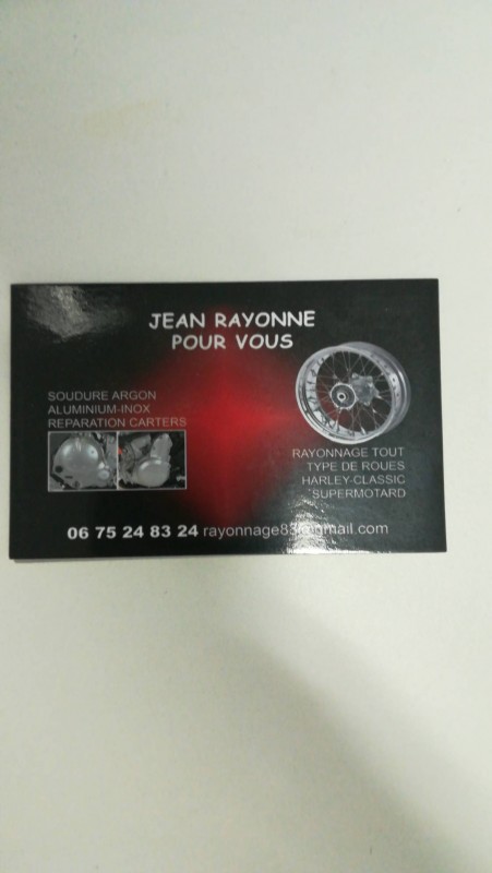 Rayonnage tout type de roue moto route et custom dans le Var Six-Fours-les-Plages Jean rayonne
