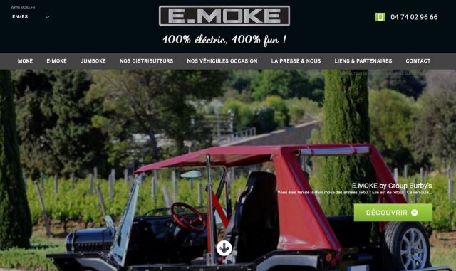 Vente e-moke Monaco
